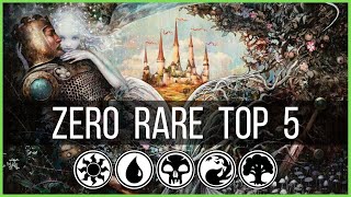 Zero Rare  The TOP 5 Decks  Budget Standard Artisan Deck  MTG Arena [upl. by Py423]