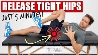 Release Your Tight Hips In Just 5 Minutes [upl. by Burnside663]