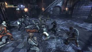 Batman Arkham City  Two Face Forces Catwoman in Arena New Game arkhamcity batman joker gaming [upl. by Hilbert928]