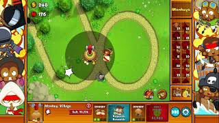 Lets Play Bloons Monkey City ZOMG Camo Regrow Pain Very Hard Grass Terrain No Commentary 718 [upl. by Llezo216]