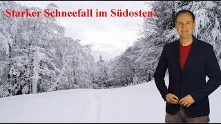 Heftiger Wintereinbruch im Südosten Wo es gibt es Schnee Mod Dominik Jung [upl. by Nasus372]