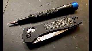 How to disassemble and maintain the Benchmade 707 Sequel Pocketknife [upl. by Konstantin]