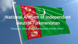 Turkmenistan National Anthem Lyrics In Turkmen And English Instrumental [upl. by Goodrich]