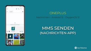 MMS senden NachrichtenApp  OnePlus Android 12  OxygenOS 12 [upl. by Torrence]