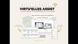 Présentation de la formation pour Assistante Virtuelle  VirtuElles Assist [upl. by Ayotl]