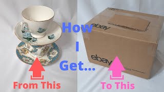 How to Protect Pack and Ship Ceramic Tea Cups [upl. by Leeland136]