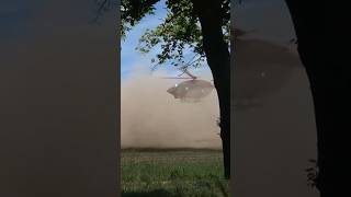 Plötzlicher sandstorm🌫️ Sandsturm beim Landeanflug von Hubschrauber🚁 an einsatzstelle 062020 [upl. by Rickart762]