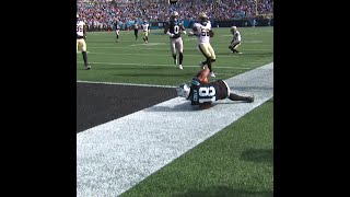 Jalen Coker catches for a 18yard Gain vs New Orleans Saints [upl. by Suiramad]