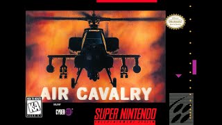 Air Cavalry  Classic Gameplay  Super Nintendo SNES [upl. by Valenka]