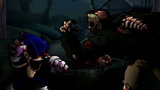 You Cant Run x Drowned Memoirs  Sonicexe vs Jason Voorhees  FNF Mashup [upl. by Damales642]