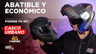 Casco abatible uso urbano con varios extra Fhorse JH901  Review [upl. by Akram818]