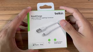 Cable Belkin Tipo A a Lightning [upl. by Harima870]