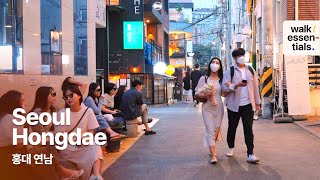 Hongdae Walk Beautiful and Energetic Walk Seoul Korea 4K  Seoul Korea  홍대amp연남 [upl. by Eemiaj899]