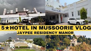 Mussoorie Hotel Vlog  Jaypee Residency Manor  5 Star Hotel in Dehradun hotelreview vlog [upl. by Enneyehc]