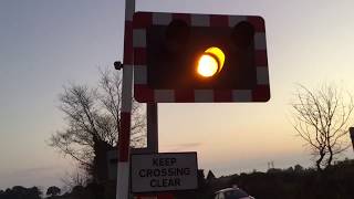 Levington Level Crossing Suffolk Sunday 15102017 [upl. by Burley858]