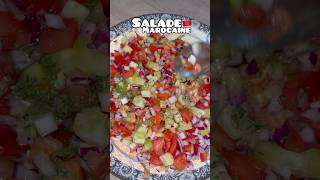 Salade marocaine 🇲🇦 food cuisine cuisinefacile recettefacile cuisinesimple maroc recipe [upl. by Aicatan]