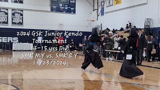 2024 GSK Junior Kendo Tournament  1315 yrs Div SMK M Y vs SMK R Y 11232024 [upl. by Ing]