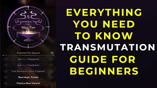 New Transmutation System Throne and Liberty Best Guide for Beginners [upl. by Teri]