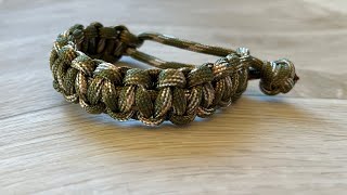 Step By Step Make a Paracord Bracelet paracord handmade [upl. by Bohi]