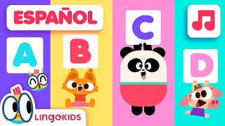 Canción del ABECEDARIO en ESPAÑOL 🔤🎶 Canciones Infantiles  Lingokids [upl. by Asnarepse]