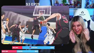 Mariana Alpha  A GRANDE FINAL RAKUZAN VS SEIRIN  Kuroko no Basket 3° Temp EP 25 REACT [upl. by Ynohta]