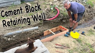 Building a Retaining Wall  Getting the Footings Right Part 1 [upl. by Eneri]