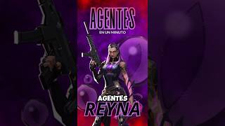 AGENTES DE VALORANT EN 1 MINUTO  REYNA valorant comosalirdeplatinoenvalorant valorantclips [upl. by Fraze297]