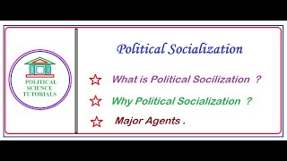 Political Socialization in Comparative Politics For BA MAPol Sc NETSET UPSC WBCS Exam [upl. by Saidee]