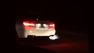 BMW 340i FULL STRAIGHT PIPE SHOOTS FIRE [upl. by Jennings107]