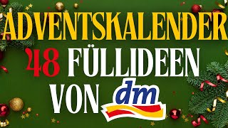 dm Adventskalender selber befüllen 48 Ideen für unter 3€  Adventskalender 2024  Frauen amp Männer [upl. by Carrington531]