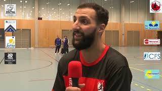 Interview dHamza Sebai après Futsal Jette UR BXL CAP  Thulin du 221124 [upl. by Bartholemy75]