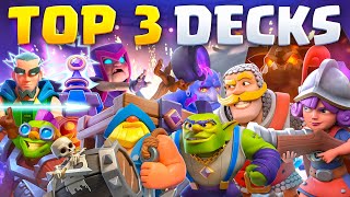 TOP 3 BEST DECKS IN THE NEW SEASON  Clash Royale [upl. by Nnaira]