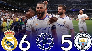 ملخص مباراه ريال مدريد 65 مانشستر سيتي🔥◄ريمونتادا تاريخيه 🤯●دوري الابطال2022 ✨quotFHDquot [upl. by Dupuis]