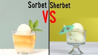 Sorbet Vs Sherbet Whats The Difference Between These Frozen Desserts  Food 101  Well Done [upl. by Eiznekam780]