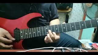 Def Gab C Pelangi Petang  intro amp Solo guitar cover 🎸🎸🎸 [upl. by Yarod]