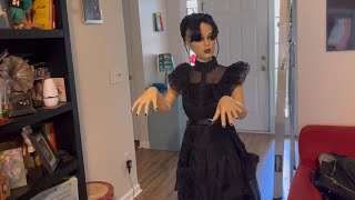 Rave’n Dance Wednesday Animatronic Demo Lowe’s Halloween 2024 [upl. by Clarine15]