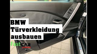 BMW E60 E61 Türverkleidung ausbauen einbauen [upl. by Lauri]