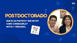 Todo sobre el postdoctorado [upl. by Imaon]