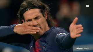 Edinson Cavani VS Rennes 27012018 [upl. by Yalonda]