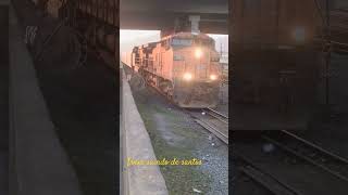 Trem saindo de santos insta mar 2021 ferrovia [upl. by Aisek]