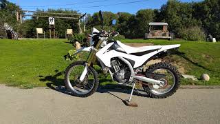 CRF250L Tire size Pirelli rally cross mt21 amp Kenda trackmaster 760 review [upl. by Akira710]