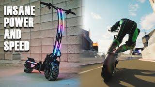 TOP 10 FASTEST ELECTRIC SCOOTERS 2021 2022  Insane power and speed [upl. by Acemat]