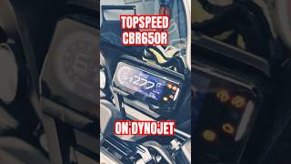 TEST Topspeed CBR650R On DYNOJET automobile cbr650r dynojet bikelife [upl. by Margarida]