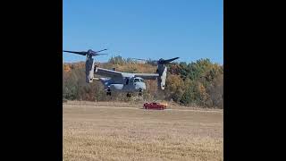 V22 Ospreys Visit Frankfort Dow Memorial Airport October 19 2024 [upl. by Sanoj431]