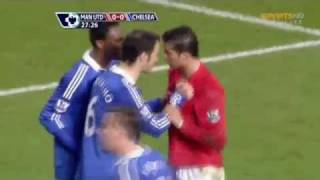 Ricardo Carvalho Vs Cristiano Ronaldo  FIGHT  United Vs Chelsea [upl. by Aneet]