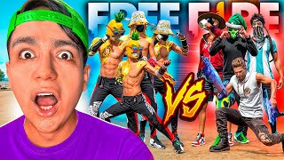 EQUIPO MARIPOSA VERSUS 4 SUCOS VERIFICADOS EN FREE FIRE😈😱 [upl. by Ryder]