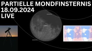 PARTIELLE MONDFINSTERNIS 18092024 LIVE [upl. by Hessney516]