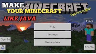 6 Amazing Minecraft settings to change pe in java  minecraft minecraftpe java [upl. by Roehm]