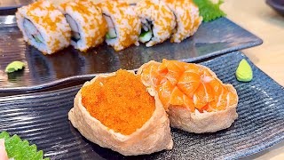 Edogawa Fresh Sushi Bar Authentic Japanese Restaurant Review  G Kuningan City Mall South Jakarta 🇮🇩 [upl. by Nigam]