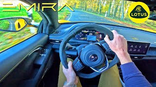 Lotus EMIRA 35 V6 Supercharged MANUAL  POV Test Drive [upl. by Akehs]